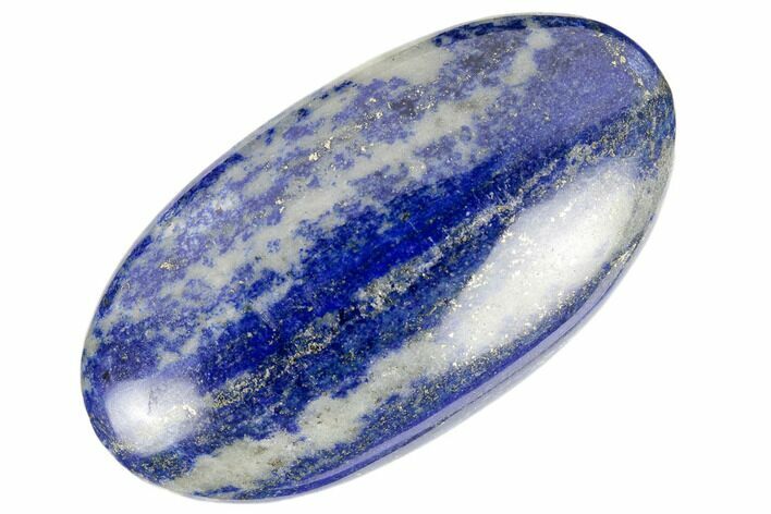 Polished Lapis Lazuli Palm Stone - Pakistan #187590